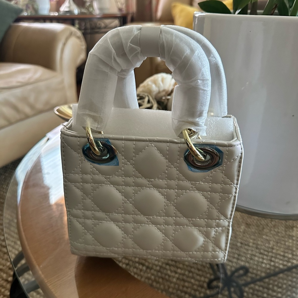White Handbag